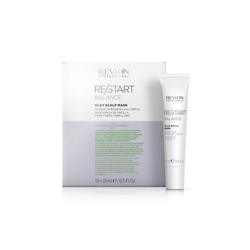 Revlon Restart Balance Clay Scalp Mask (10x15ml)